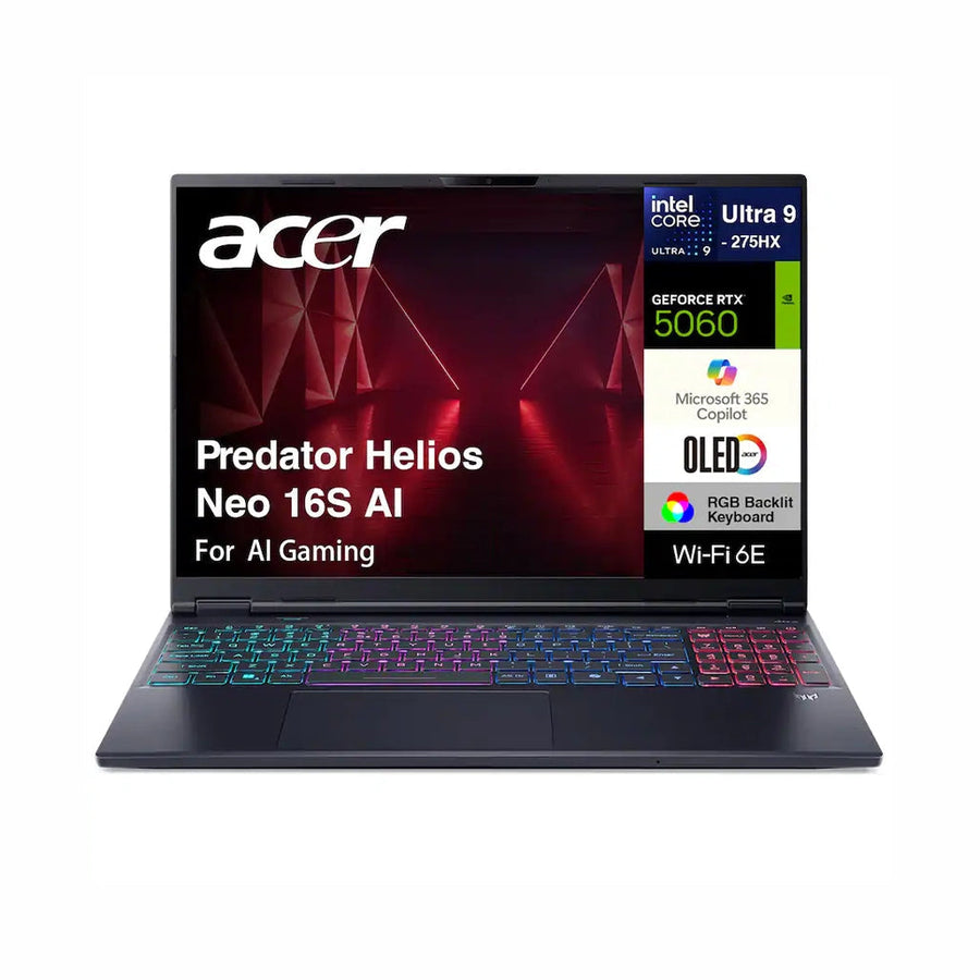 Acer Predator Helios Neo 16S Gaming Laptop Intel Core Ultra 9 275HX NVIDIA RTX 5060 - 16GB RAM, 1TB SSD | NH.U0MAA.001