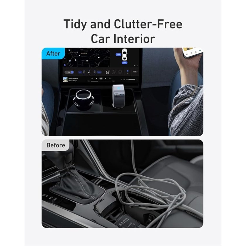 Anker Nano Car Charger (75W, Built-In Retractable USB-C Cable) view 1