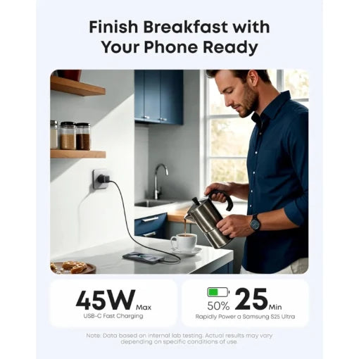 Anker Nano Charger (45W) Black view 2