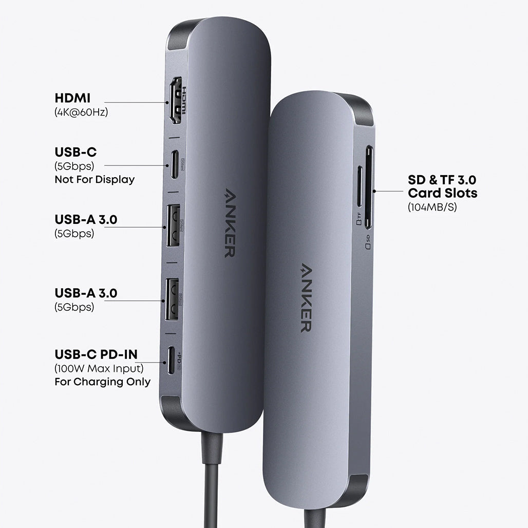 Anker Nano USB-C Hub (7-in-1) Multi-Port Adapter - A83D2HA1 view 1
