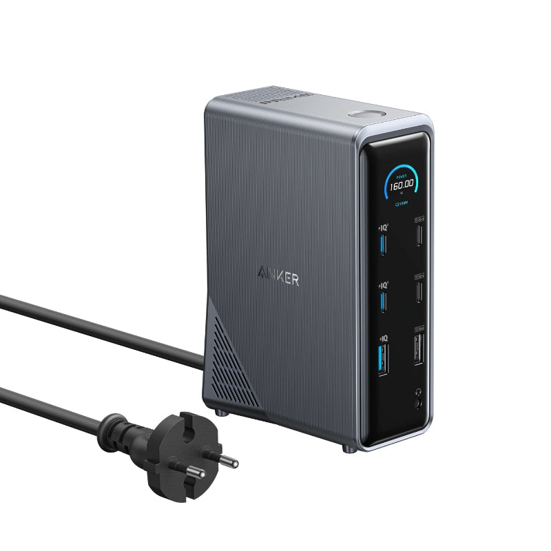 Anker Prime Charging Docking Station (14-in-1, Dual Display, 160W)