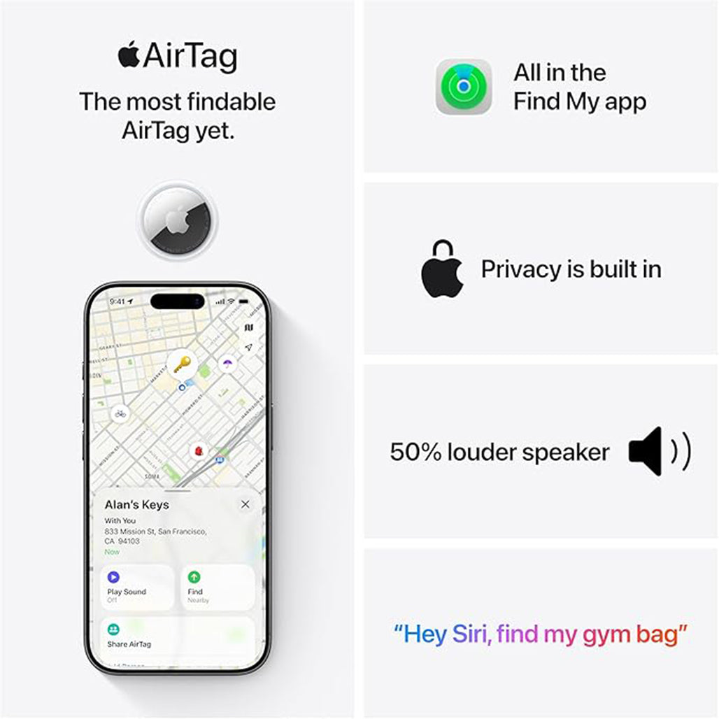 Apple AirTag (2nd Generation) 4 Pack