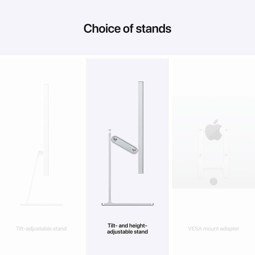 Apple Studio Display 27" 5K Retina - Standard Glass - Tilt- and Height-Adjustable Stand