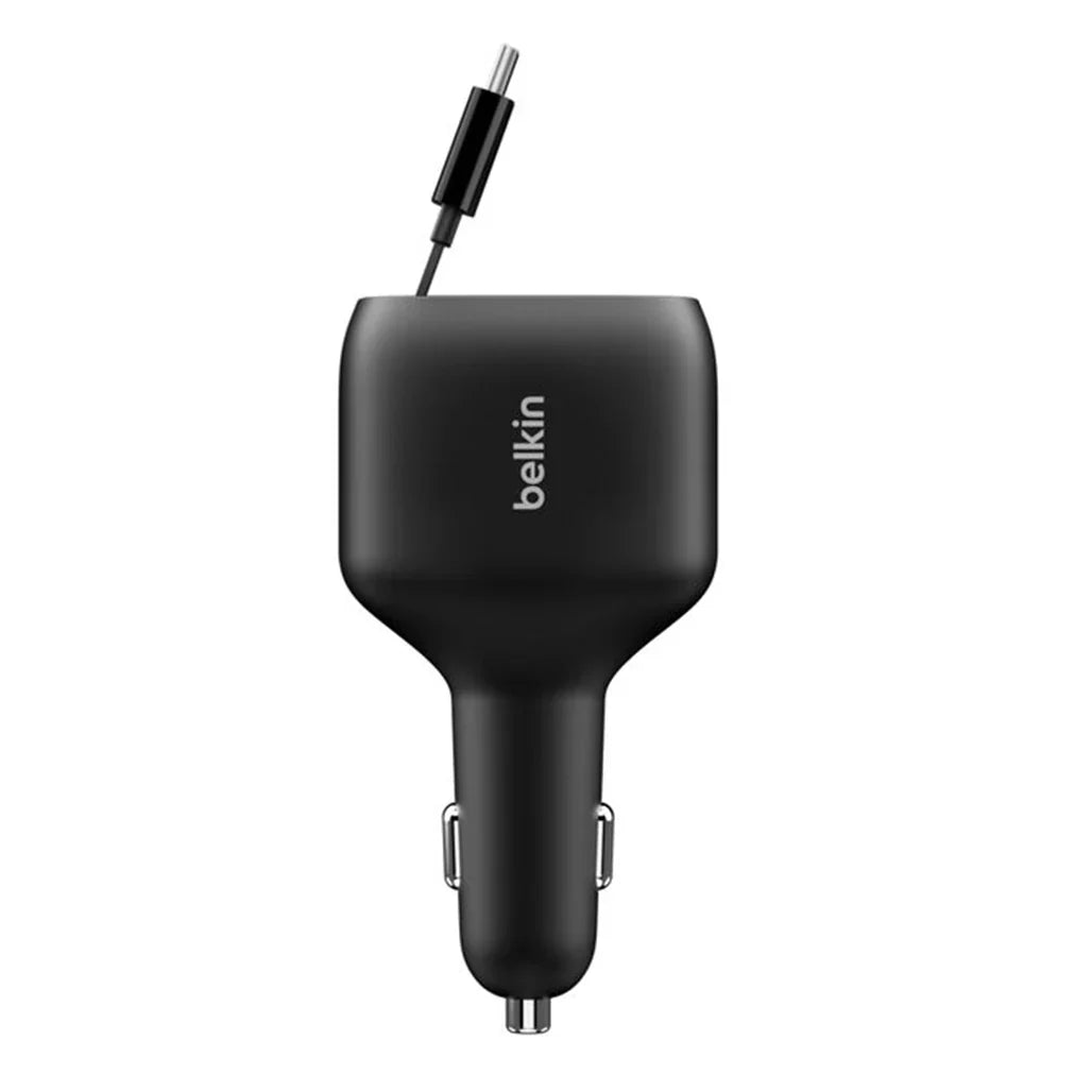 Belkin BoostCharge 75W 2 Port Retractable Car Charger view 2