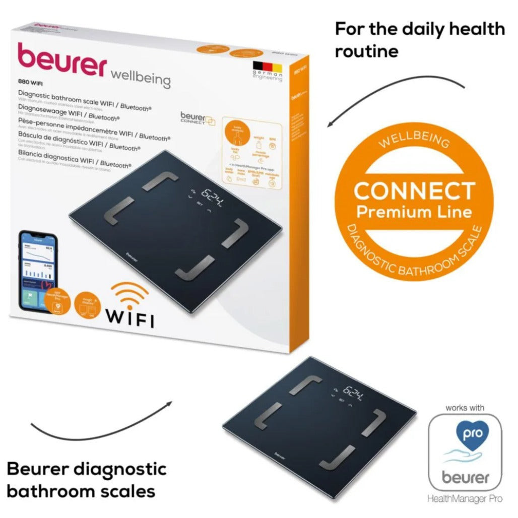 Beurer BF 880 WiFi Diagnostic Bathroom Scale view 1