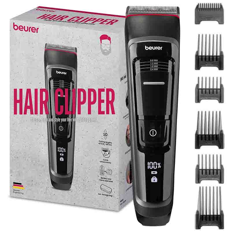 Beurer MN5X Hair Clipper with 7 Attachments