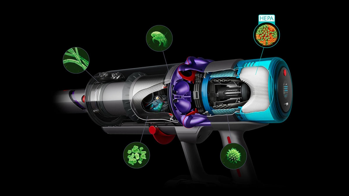 Dyson Gen5detect Absolute Cordless Vacuum Cleaner (Purple/Iron)