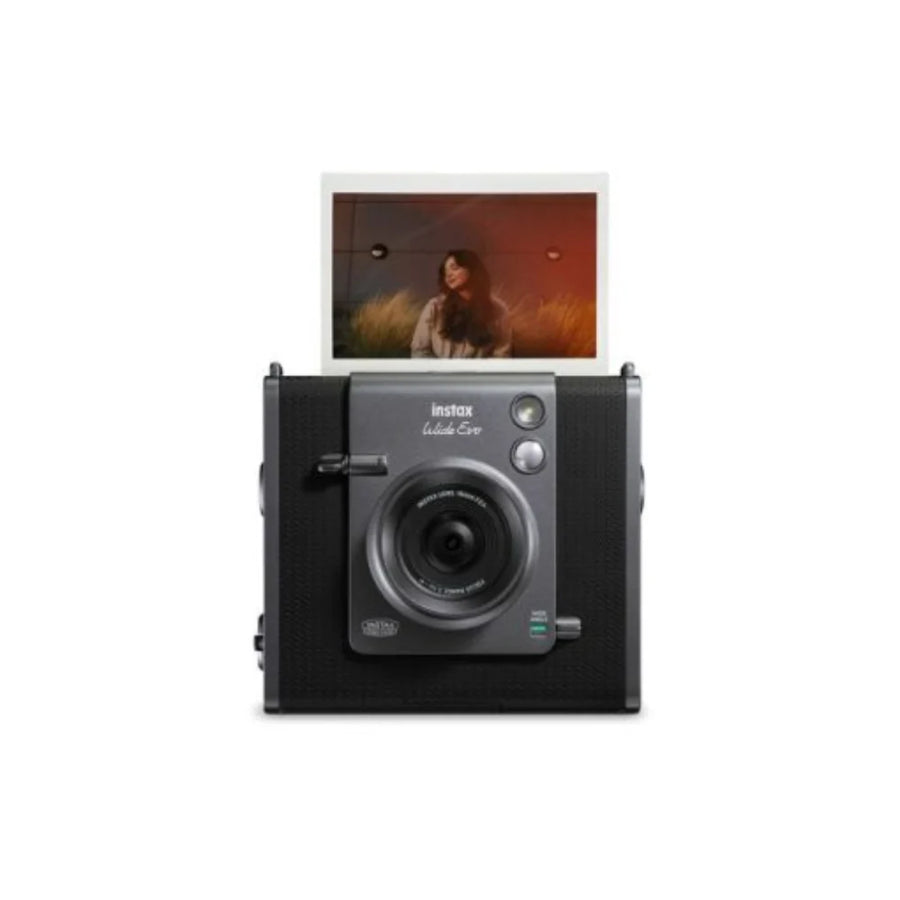 FUJIFILM Instax Wide Evo Hybrid Instant Camera - Black