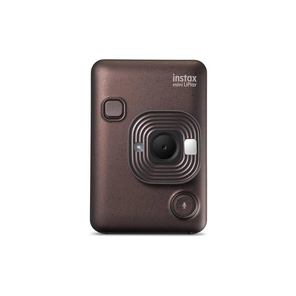 FUJIFILM Instax mini LiPlay HM1 Hybrid Instant Camera Deep Bronze