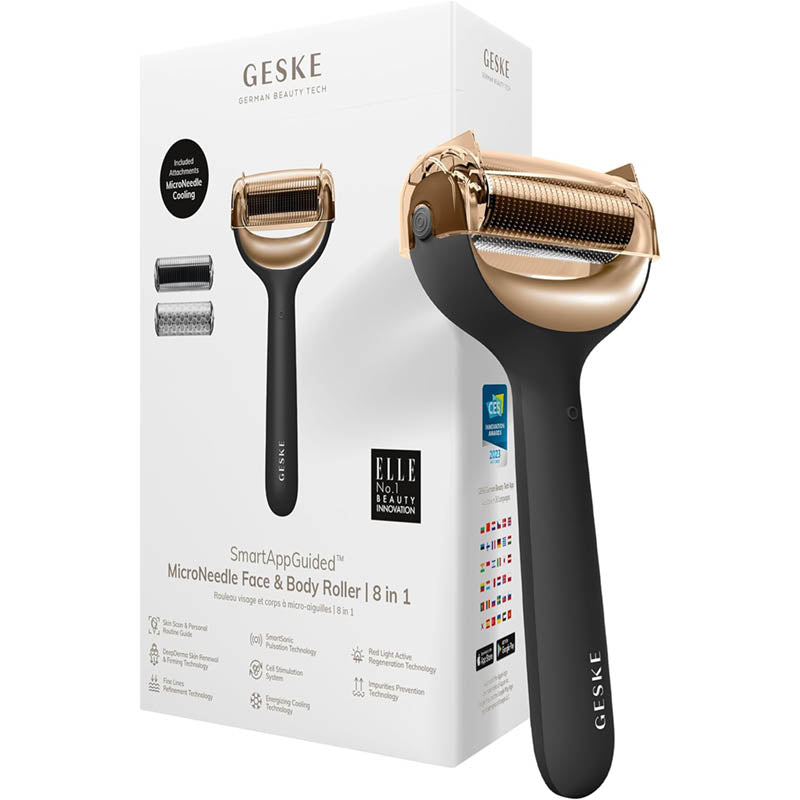 GESKE MicroNeedle Face & Body Roller 8-in-1