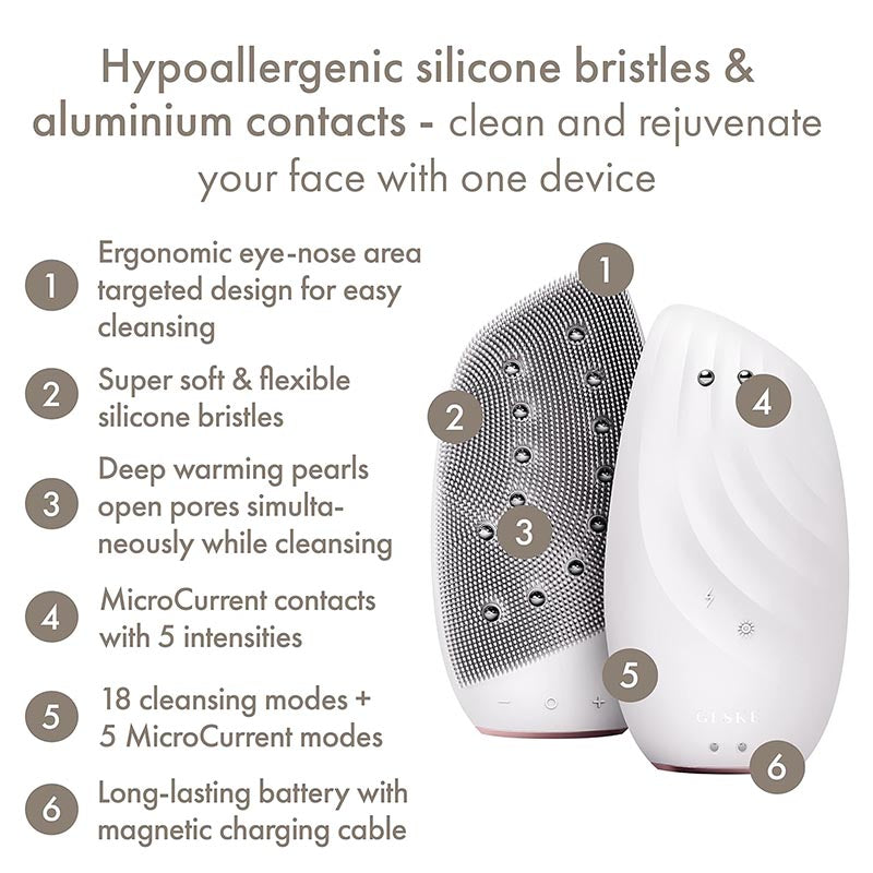 GESKE Sonic Thermo Facial Brush & Face-Lifter 8-in-1 view 3