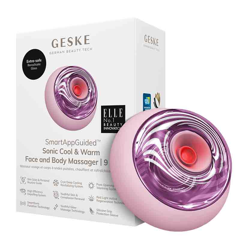 GESKE Sonic Warm & Cool LED Mask 9-in-1 view 1