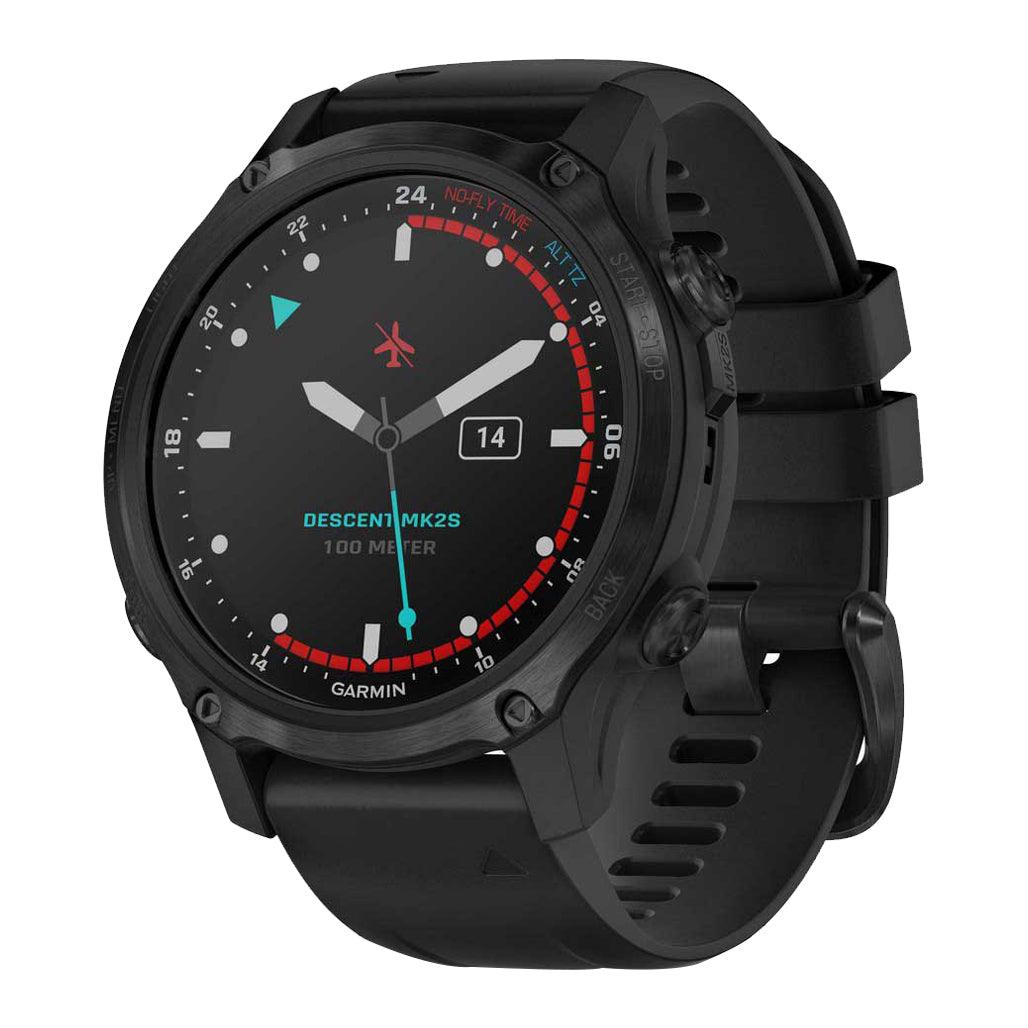 Garmin Descent Mk2S Dive Computer - Carbon Grey DLC with Black Silicone Band