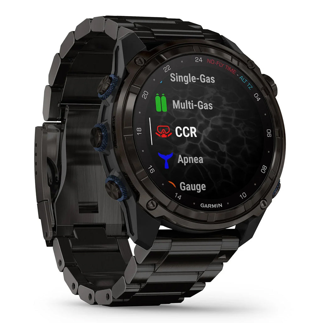 Garmin Descent Mk3i 51mm Carbon Grey DLC Titanium Dive Computer - DLC Titanium Band view 1