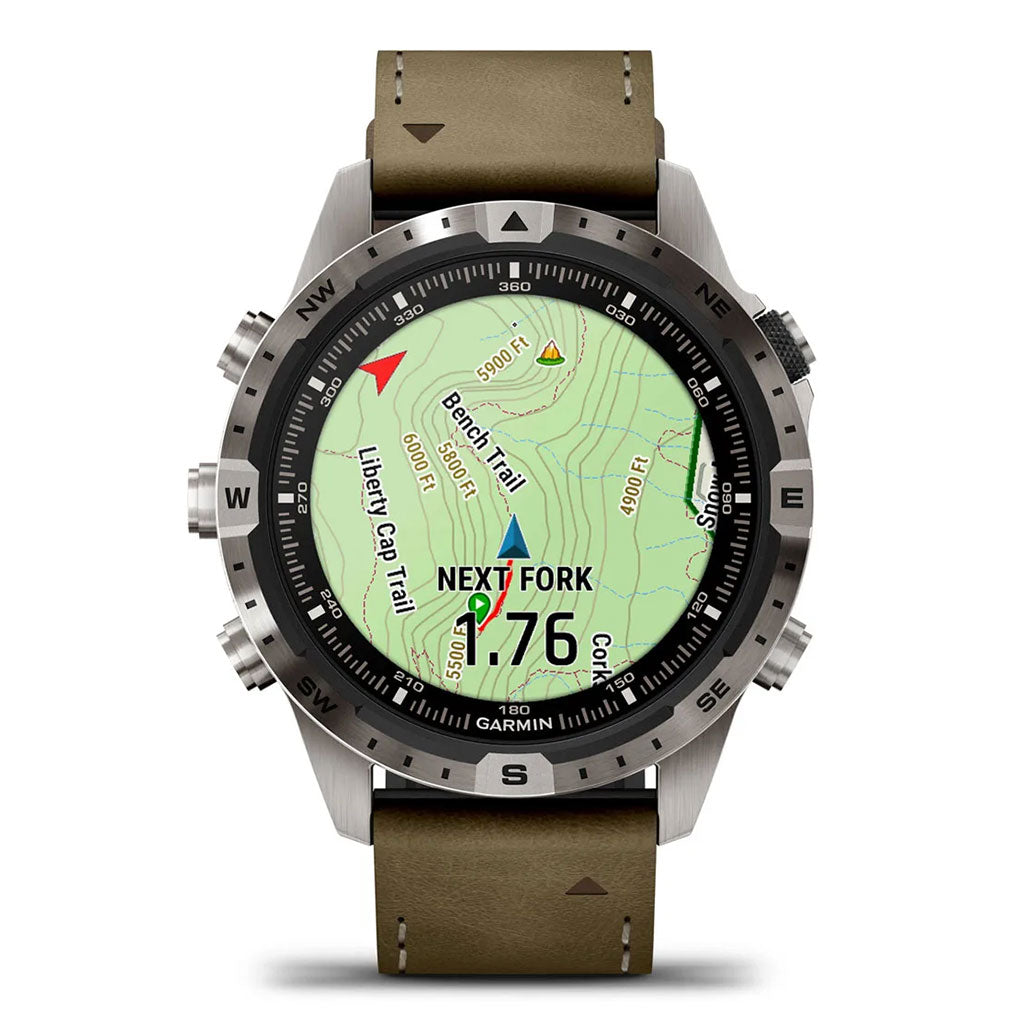 Garmin MARQ Adventurer (Gen 2) Titanium GPS Smartwatch view 3