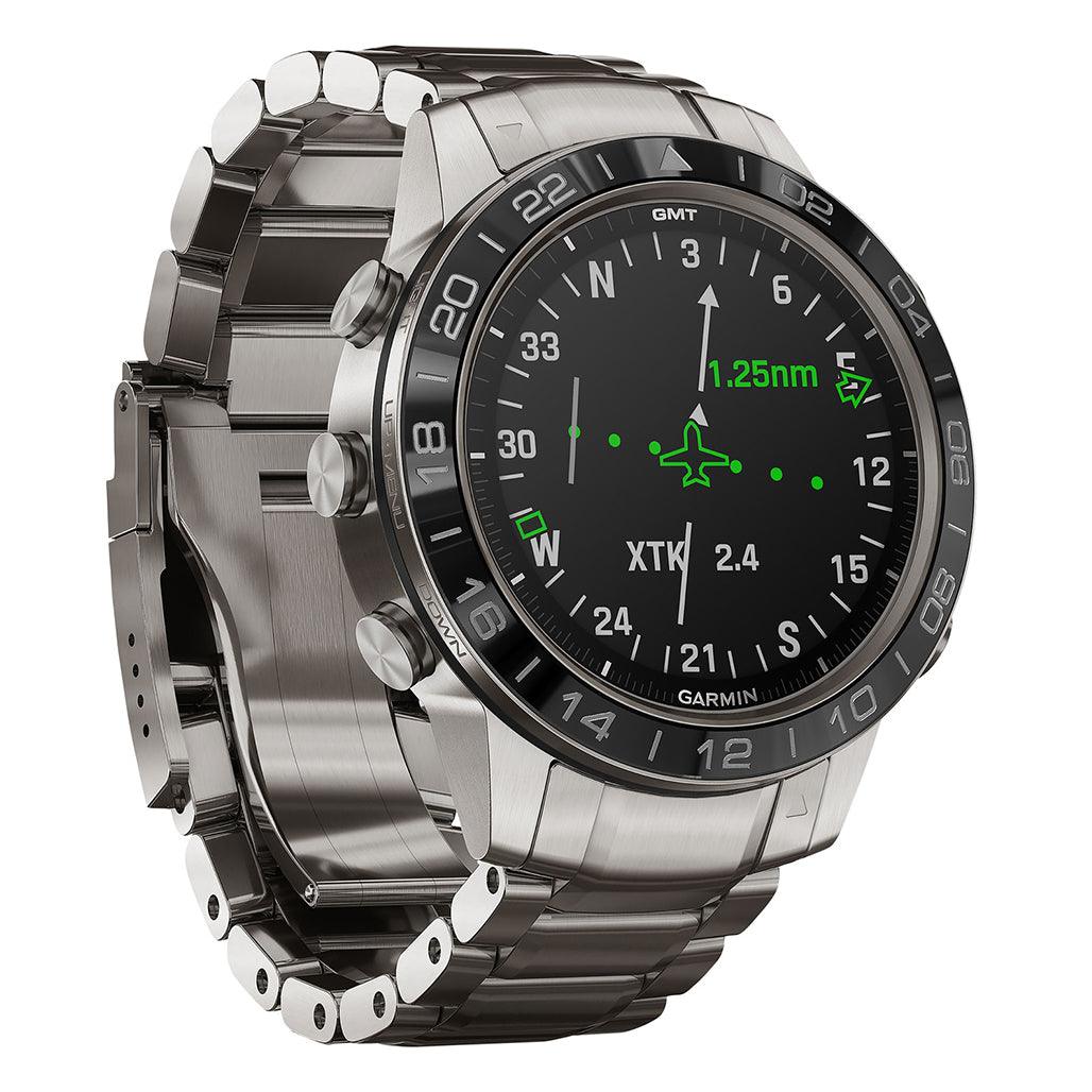 Garmin MARQ Aviator Titanium GPS Smartwatch view 1