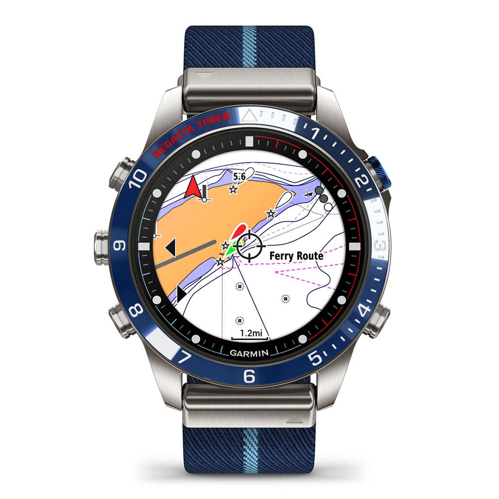 Garmin MARQ Captain (Gen 2) Titanium GPS Smartwatch view 2