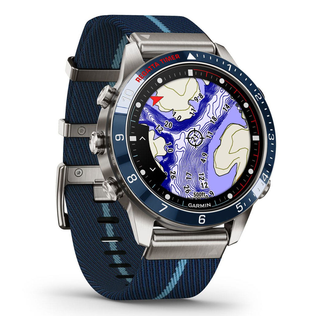 Garmin MARQ Captain (Gen 2) Titanium GPS Smartwatch view 3