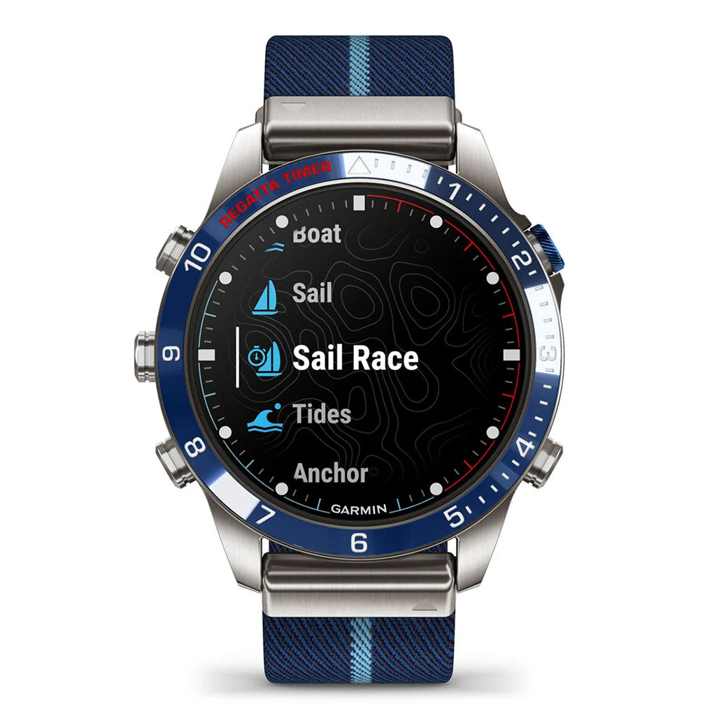 Garmin MARQ Captain (Gen 2) Titanium GPS Smartwatch view 8