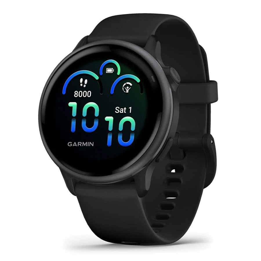 Garmin Vivoactive 6 Smartwatch - Slate with Black Band
