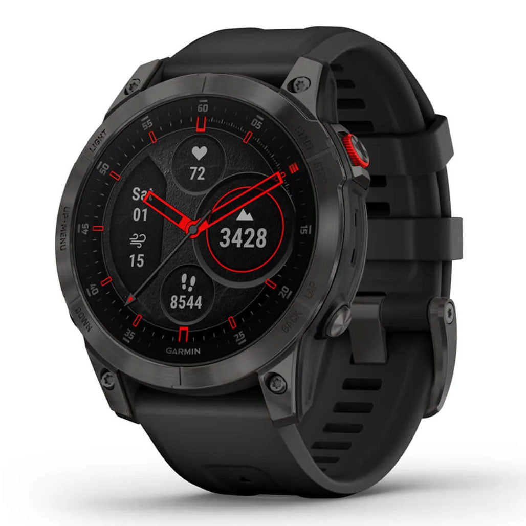 Garmin epix (Gen 2) Sapphire Edition Smartwatch - Black Titanium with Black Band