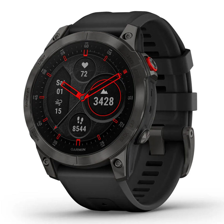 Garmin epix (Gen 2) Sapphire Edition Smartwatch - Black Titanium with Black Band