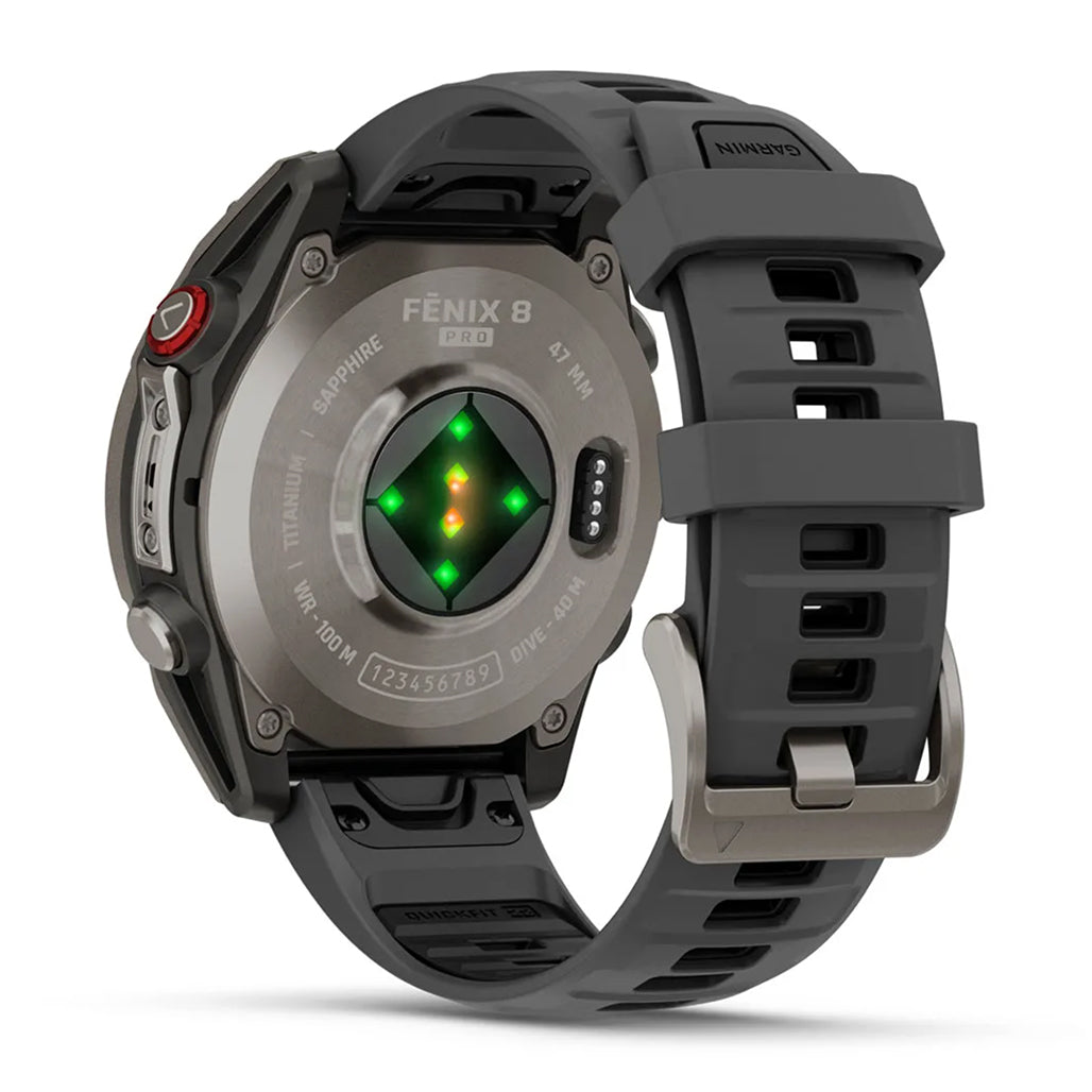 Garmin fenix 8 Pro 47mm AMOLED Smartwatch - Titanium Graphite view 2