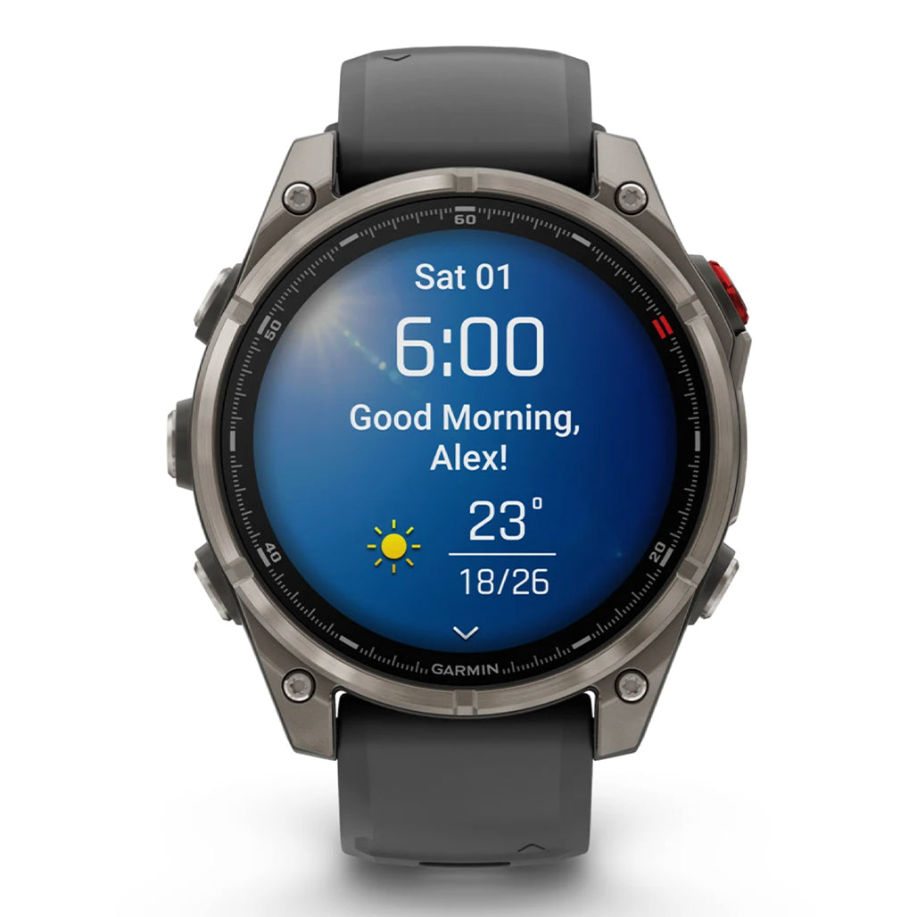 Garmin fenix 8 Pro 47mm AMOLED Smartwatch - Titanium Graphite view 4