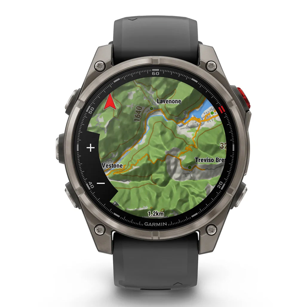 Garmin fenix 8 Pro 47mm AMOLED Smartwatch - Titanium Graphite view 7