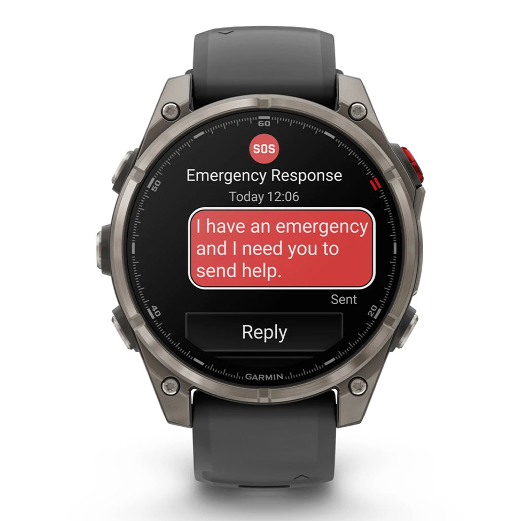 Garmin fenix 8 Pro 47mm AMOLED Smartwatch - Titanium Graphite view 9