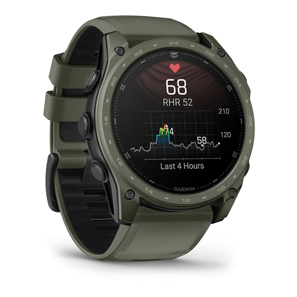 Garmin tactix 8 AMOLED 51mm Tactical Smartwatch - Olive Drab view 1