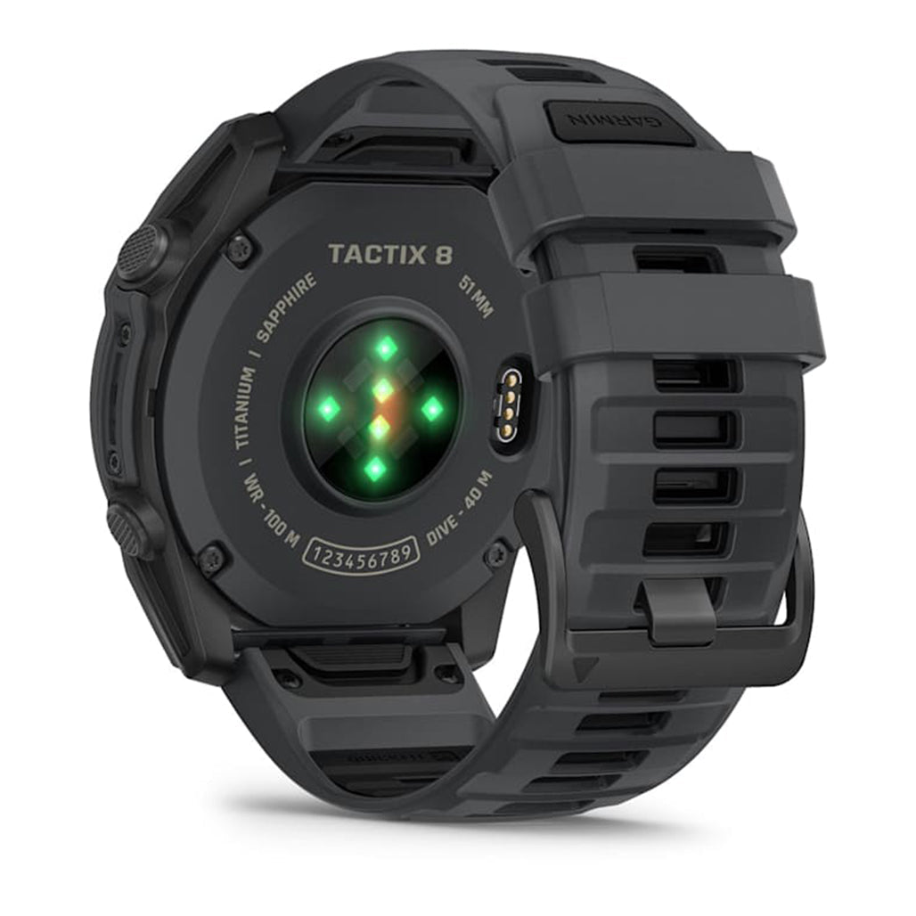Garmin tactix 8 AMOLED 51mm Tactical Smartwatch - Slate Gray view 4