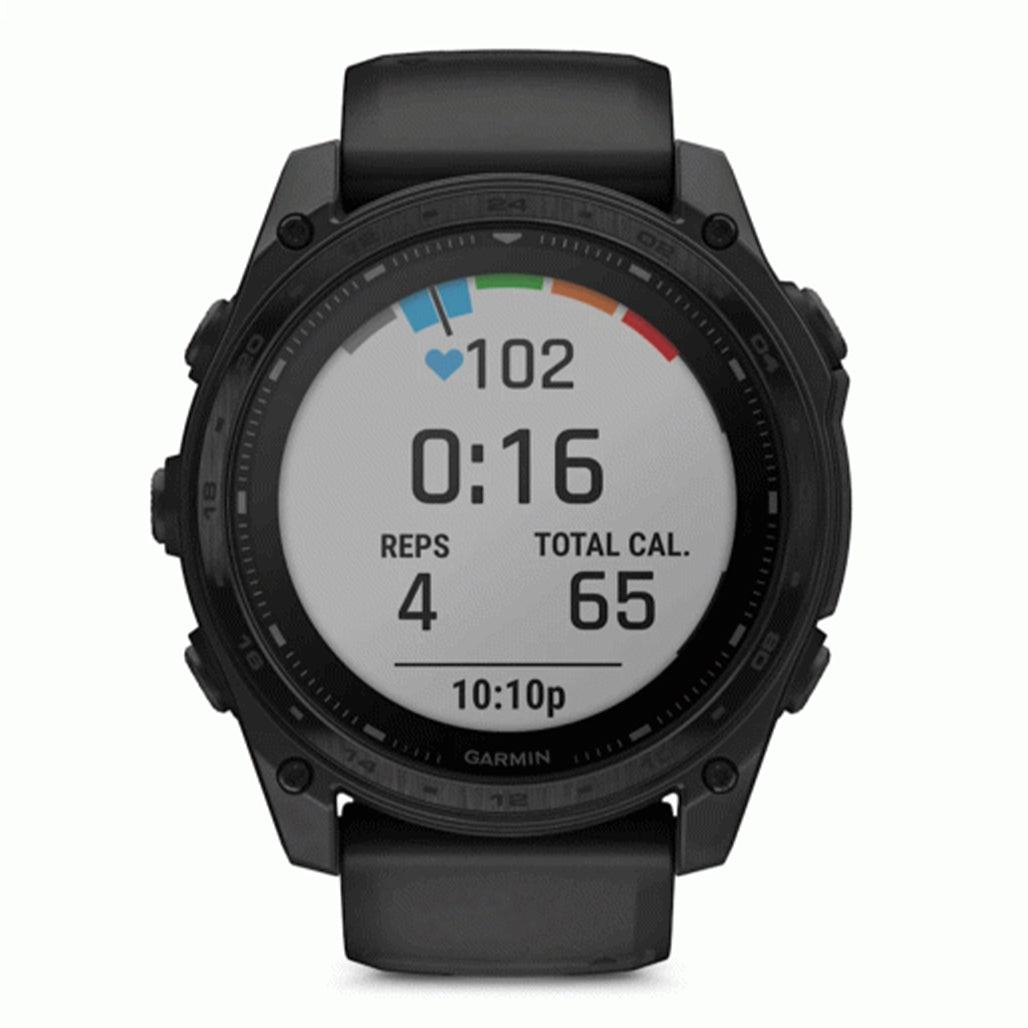 Garmin tactix 8 AMOLED 51mm Tactical Smartwatch - Tactical Black view 8