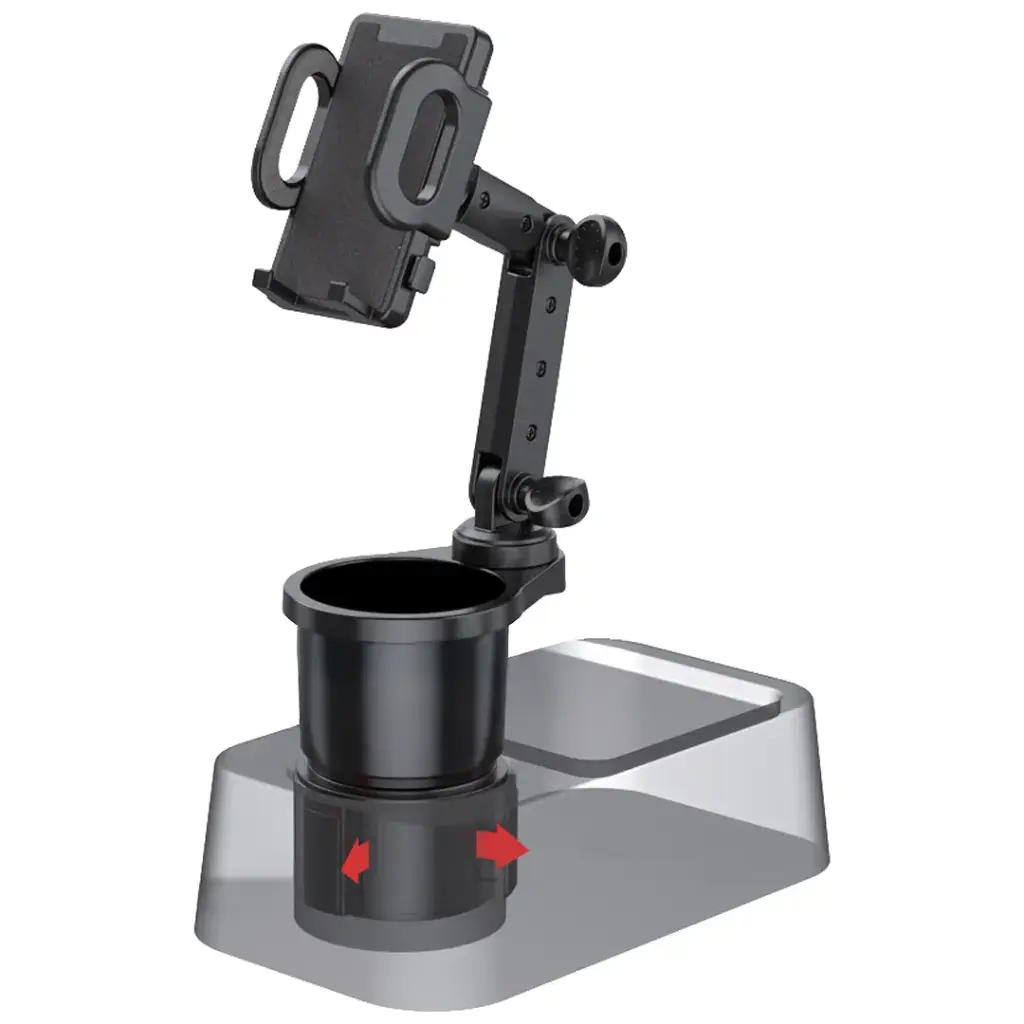 Green Lion 2-In-1 Flexgrip Car Cup Holder & Phone Mount view 3