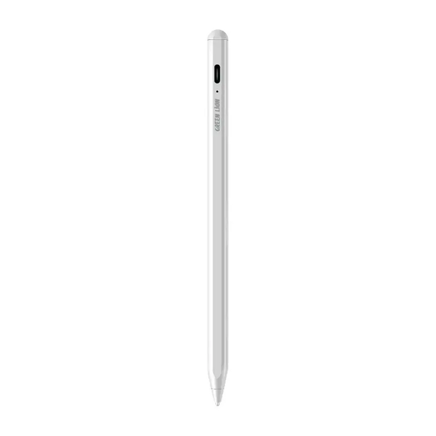 Green Lion 2 in 1 Pencil - White