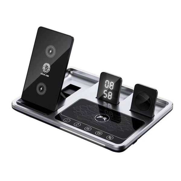Green Lion 4 in 1 Wireless Charging Station - Gray