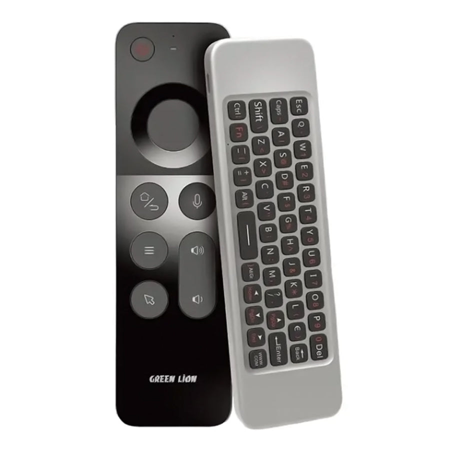 Green Lion 4-in-1 Wireless Remote with Keyboard – Black