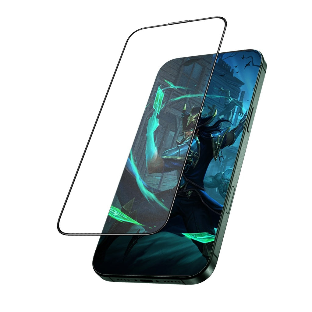 Green Lion 9H Steve Matte Privacy Glass for iPhone 16 Pro / Pro Max - Black