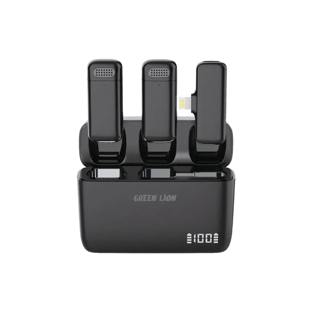 Green Lion Duo Cast Wireless Mic - Black