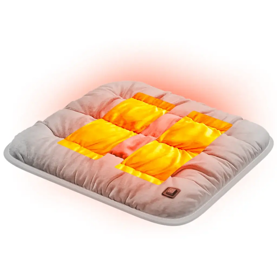 Green Lion Electric Heat Pad Heating Seat Cushion – Gray