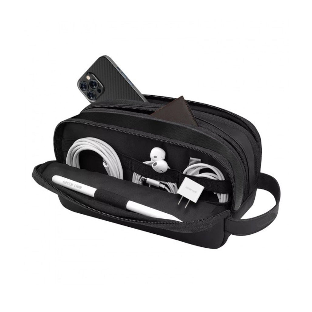 Green Lion Elegant Pouch open