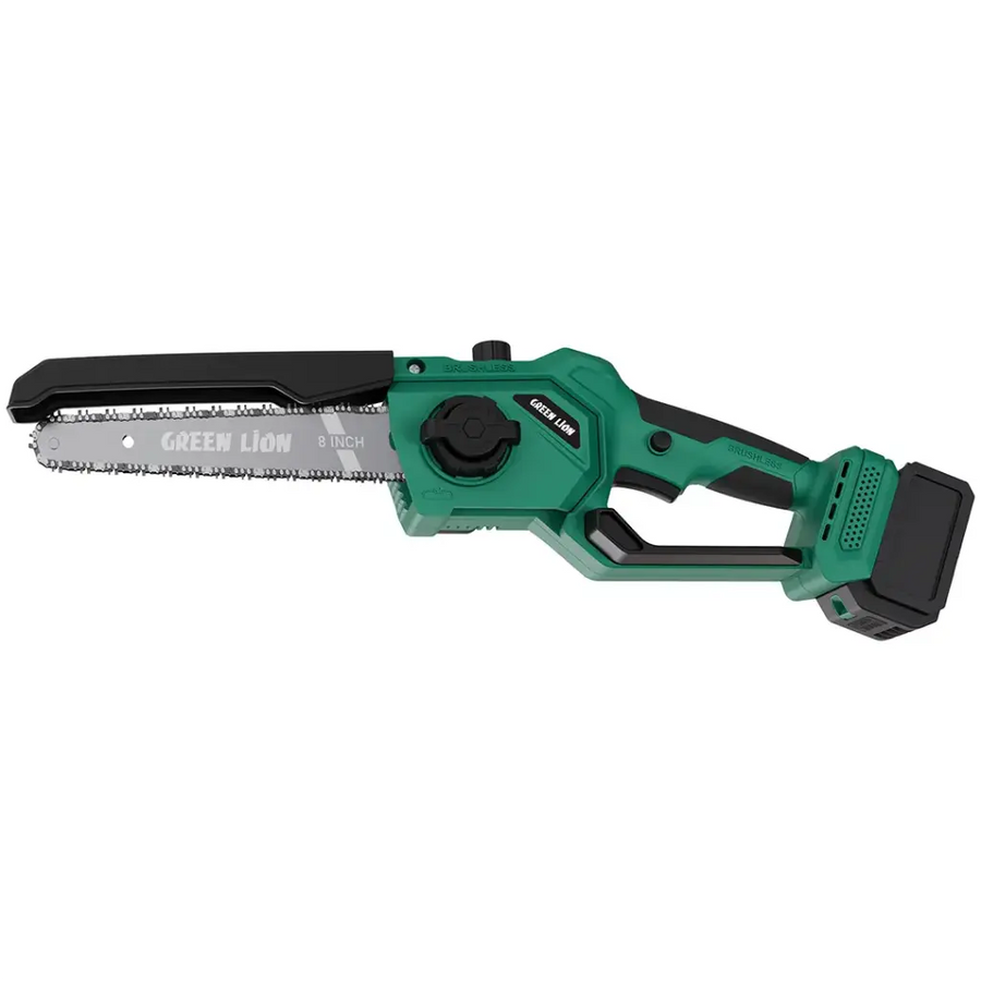 Green Lion GES-8 Brushless Cordless Electric Chainsaw - Green