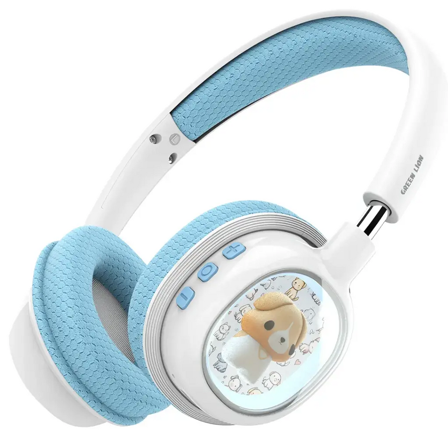 Green Lion GK-600 Kids Wireless Headphones Blue