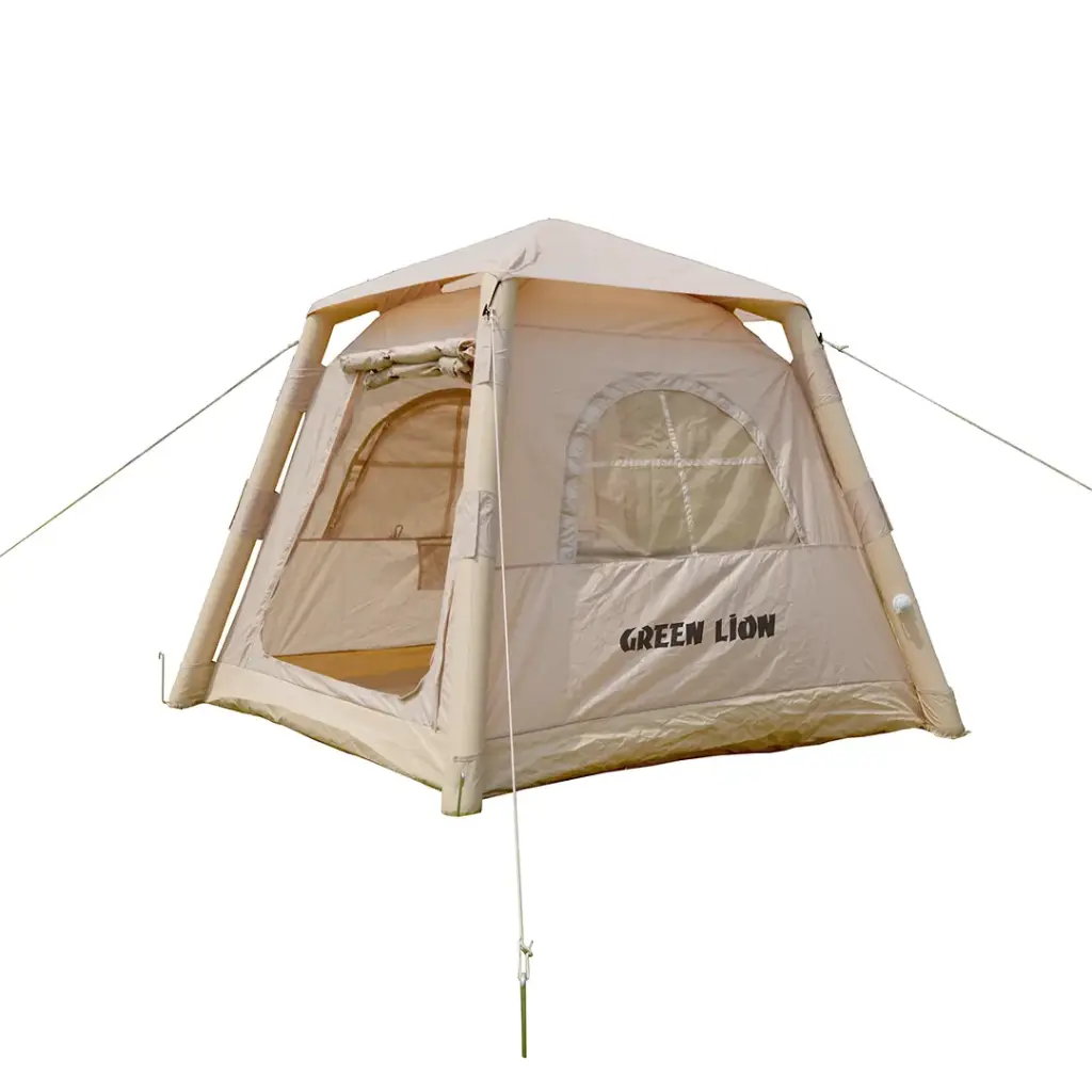 Green Lion GT-3X Inflatable Camping Tent - Beige
