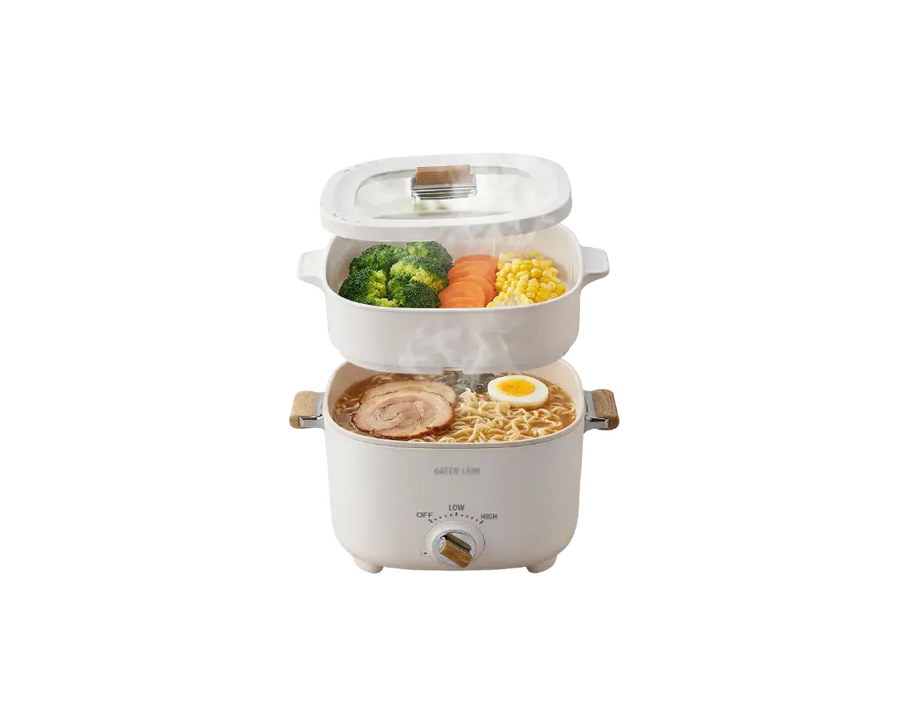 Green Lion Multi-Pot Electric Cooker – White
