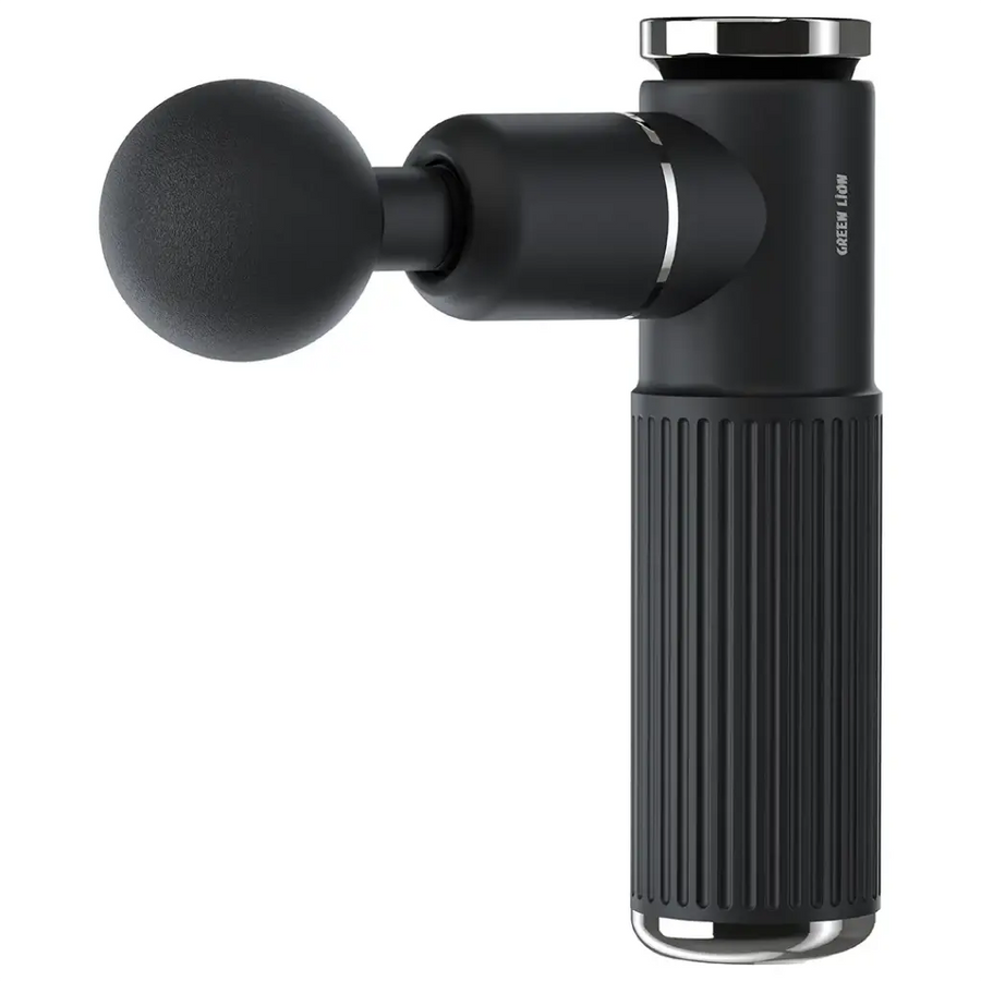 Green Lion Muscle Massage Gun with 10 Massage Heads – Black