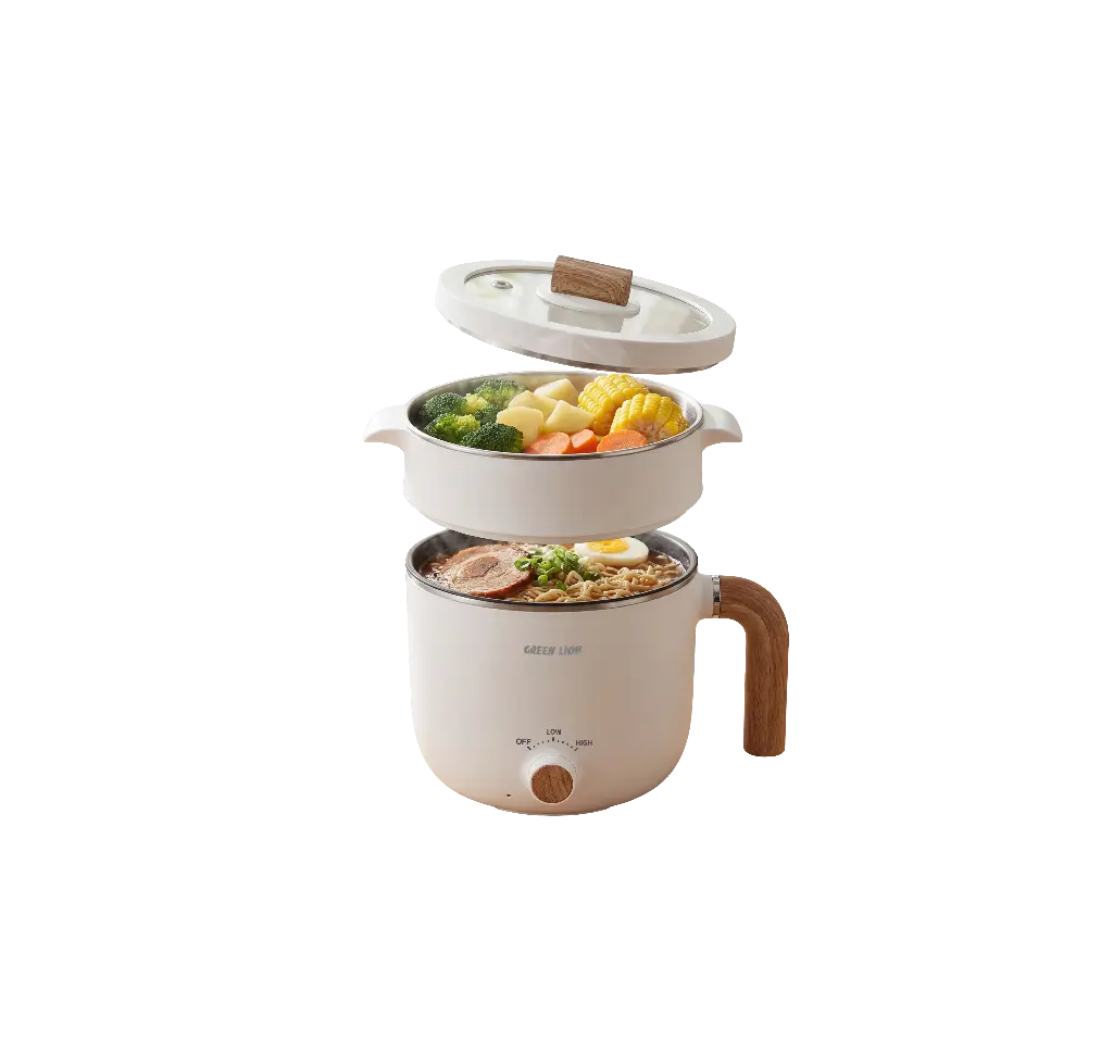 Green Lion Quickpot Electric Cooker – White view 1