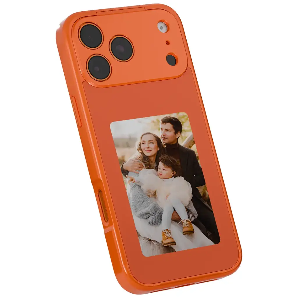 Green Lion Smart E-Ink Case iPhone 17 Pro Max Orange