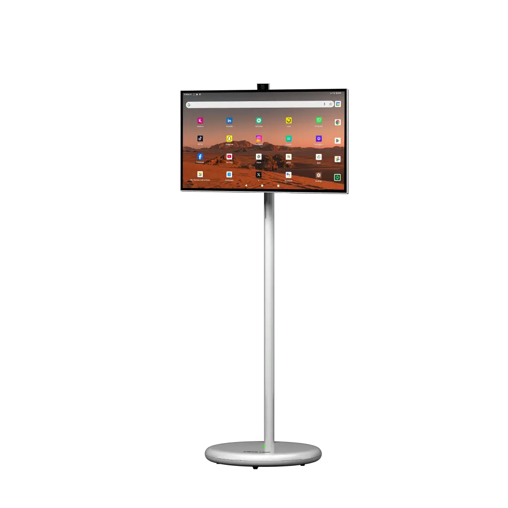 Green Lion THRONE 27 inch portable smart touchscreen TV front view