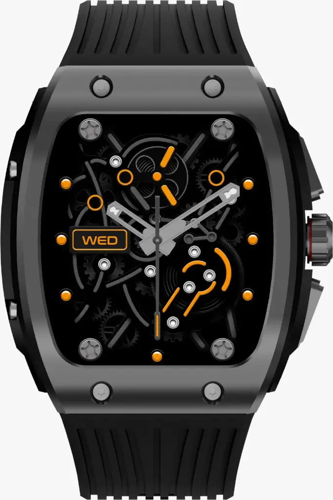 Green Lion Time Smart Watch Black
